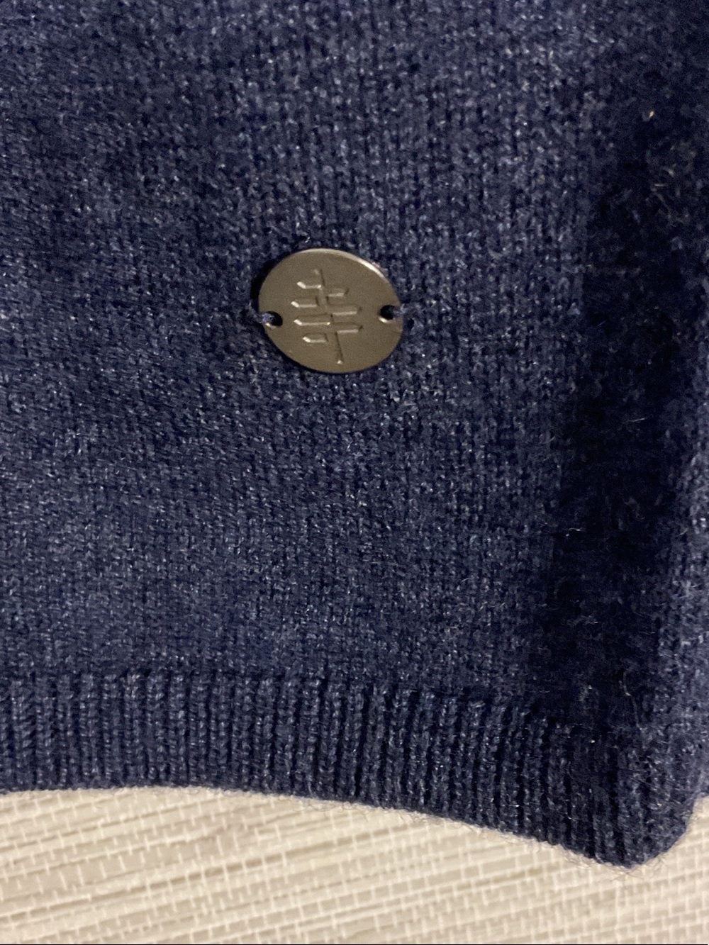 Royal Robbins Westlands Fair Isle Crew Sweater Merino Wool Blend Med Blue Brown - Picture 4 of 14